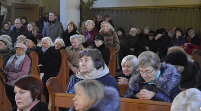 Palaimintojo Jurgio Matulaičio draugijų advento rekolekcijos Rumbonių parapijoje